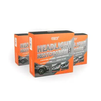 

Car Headlight Restoration Kit Headlight Retreading Agent Kit Car Lens Repairing Tool Scratch Repair Car Accessories Kit