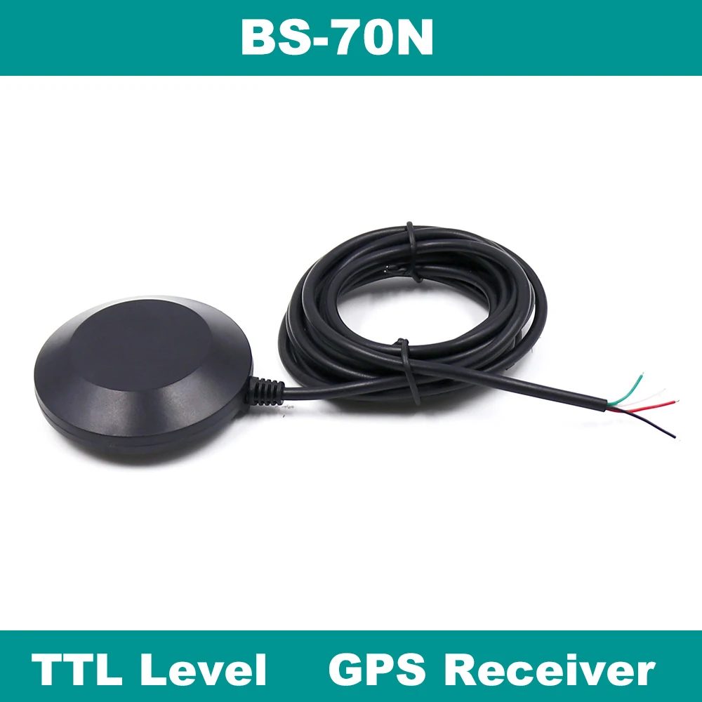 

BEITIAN 4 Cable: Red VCC, Green RX, White TX, Black GND Double-sided tape GPS Receiver 9600bps Ubx G7020-KT TTL level BS-70N