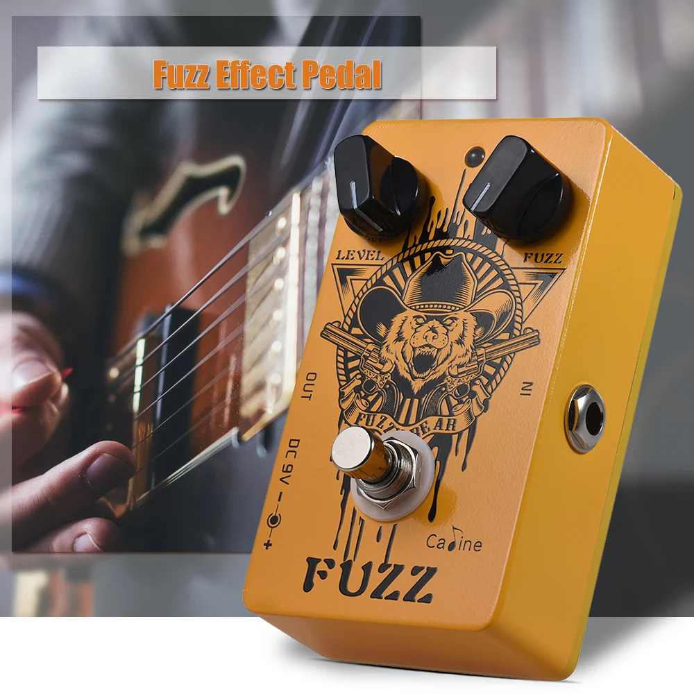 Caline CP-46 Fuzz гитарный эффект педали из алюминиевого сплава с истинным байпасом