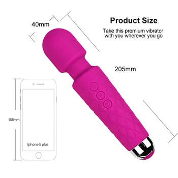 Powerful Vibrator Sex Toys for Woman Adult  G Spot Magic Wand  Dildo Vibrators Massager for Clitoris Stimulation Erotic Toys 5