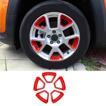 

Car Wheel Hub Cover Decoration Frame Trim Stickers for Jeep Renegade 2019 2020