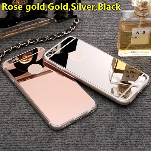 Роскошный зеркальный мягкий прозрачный чехол из ТПУ для iPhone 7 7Plus &amp 6 Plus 5se 5s 5 4 4s |