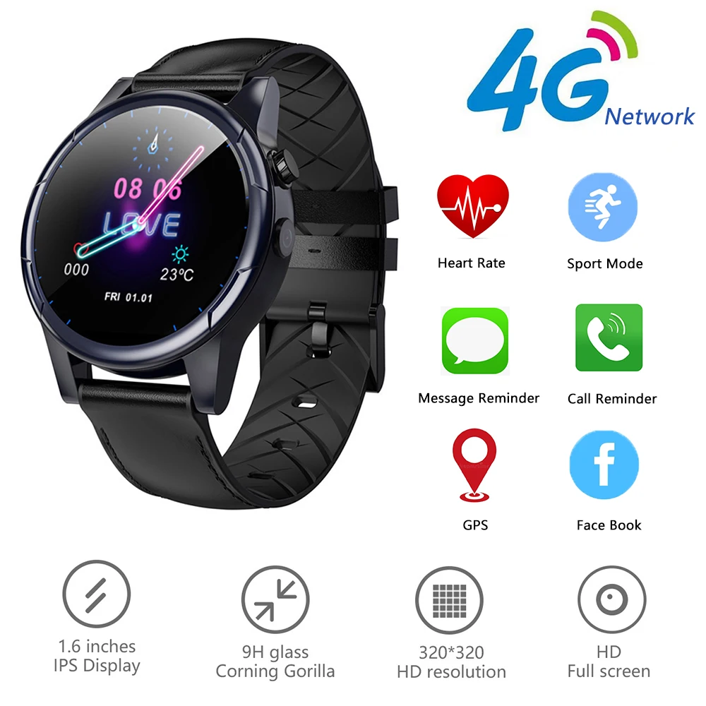 Смарт-часы x3g Android 7 1 ramrom 32 Гб поддержка камеры 2 Мп аккумулятор 600 мАч GPS Bluetooth