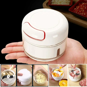 

Vegetable Chopper Manual Chopper Garlic Cutter Kitchen Accessories Fruit Slicer Meat Cutter Nuts Onions Grinder Mincer Shredder