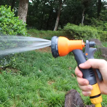 

8 Standard Adjuste Sprayer Water Tube Nozzle Sprinkle Tools Garden Water Gun Hose Nozzle Mutifunctional Home Car Wash Yard