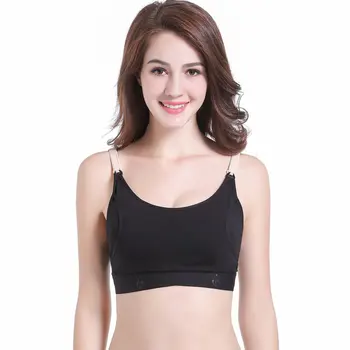 

Pregnant Women Underwear Breast Feeding Bra Breastfeeding Solid Maternity Bra Front Poppers Mother Nursing Feeding bras W4