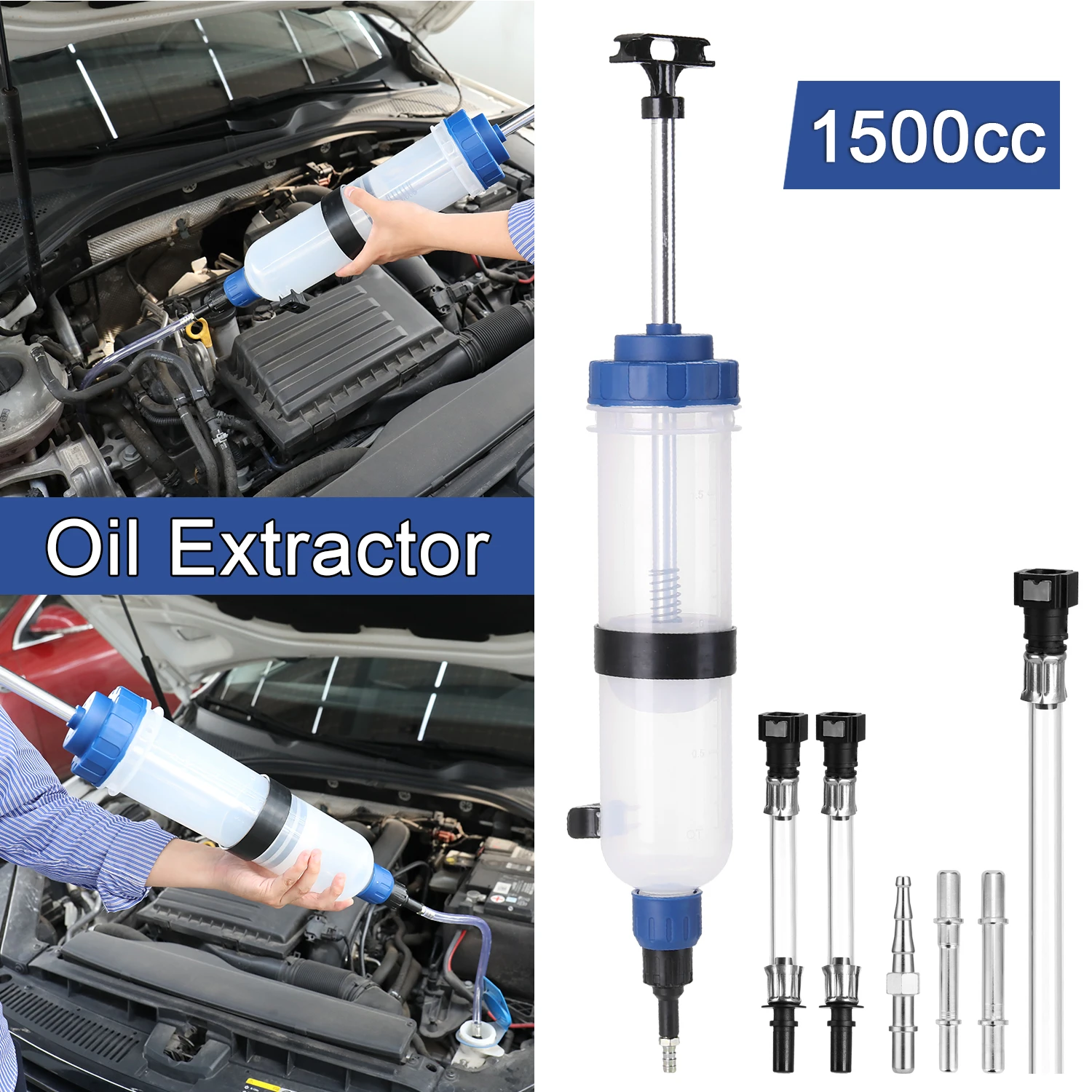 1500CC Oil Extractor Filling Bottle Transfer Manual Operation