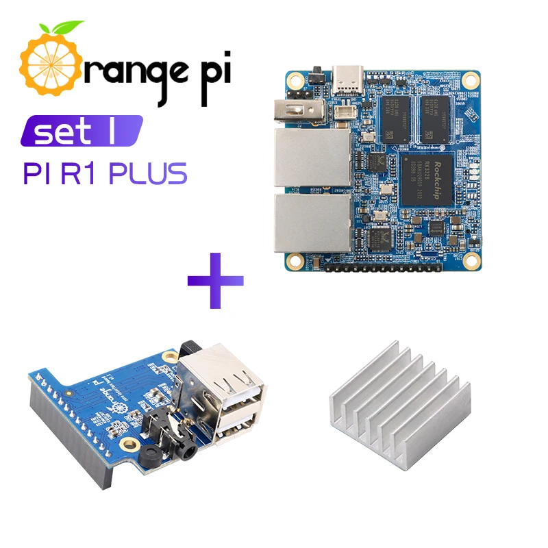 Плата расширения Orange Pi R1 Plus + алюминиевый радиатор, роутер SBC OpenWRT с двойным GbE, работает на Android 9/Ubuntu/Debian OS Плата расширения Orange Pi R1 Plus + алюминиевый радиатор, роутер SBC OpenWRT с двойным GbE, работает на Android 9/Ubuntu/Debian OS
