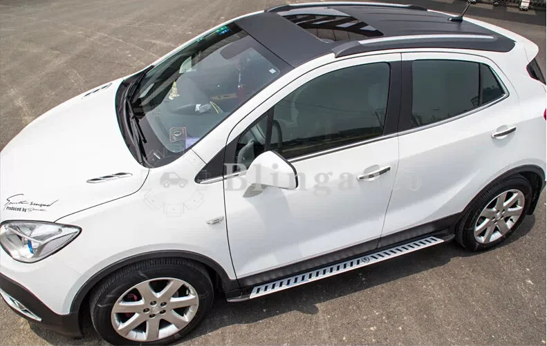 Подходит для Buick Encore 2012- 2 шт. Левая Правая Беговая доска боковые шаги nerf бар педаль автомобиля боковые лестницы