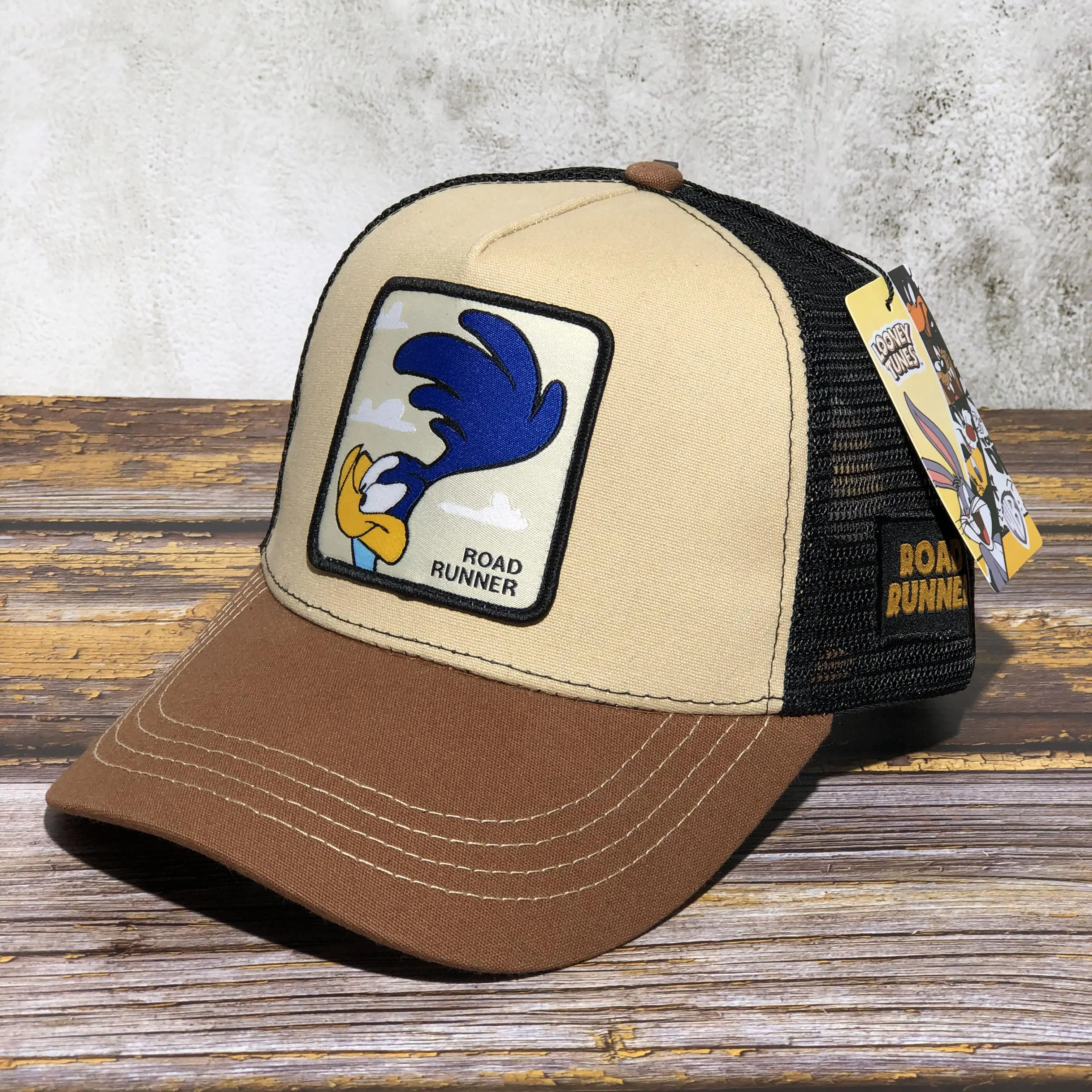 Высококачественная Кепка с героями мультфильмов Roadrunner Trucker, Looney ttes, бейсболка для мужчин и женщин, хип-хоп, папа, сетчатая Кепка, бейсболка
