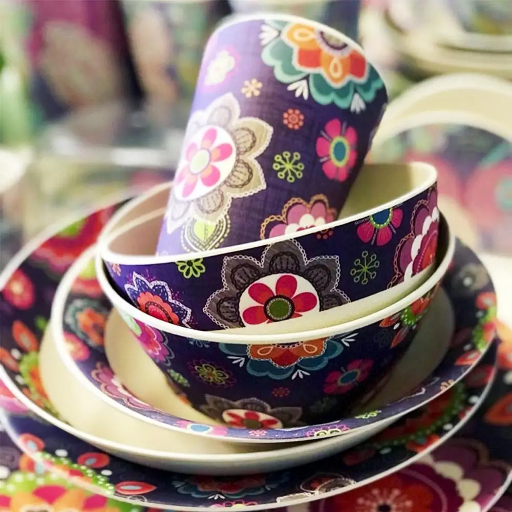 FISSMAN тарелка из бамбукового волокна блюдо поднос для еды Салатница столовая