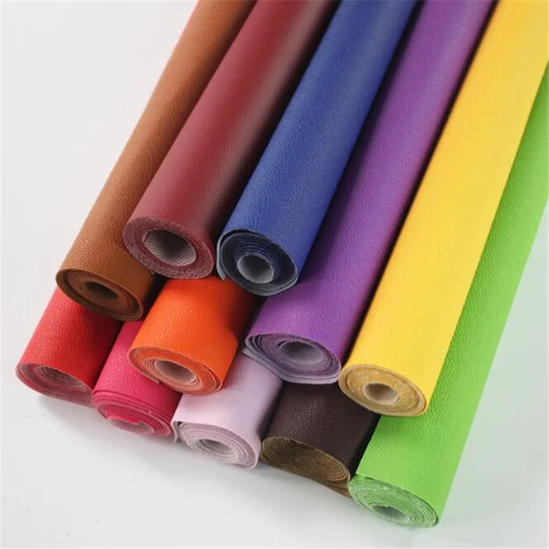 

Syunss small lychee PU synthetic leather Fabric, Faux Leather Fabric for Sewing,PU artificial leather for DIY bag sofa material
