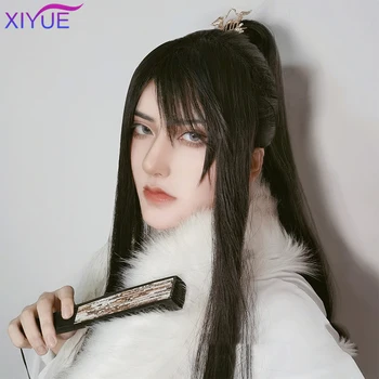 

Short Wig Natural Brown Straight Men's Wig Dark Brown Men's Short Layered High Temperature Fiber Synthetic Cosplay Wig Free Wig
