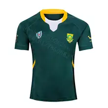 Южная Африка RWC регби Джерси домашние Джерси размер S-7XL заказ 10 штук за 1 шт