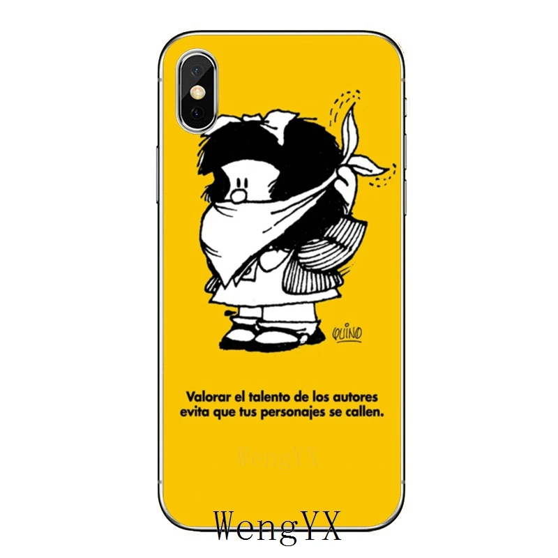 Мультфильм Mafalda для Xiaomi Redmi Note 6 5 5A 4 3 pro S2 5 plus 6A 4A 4x Pocophone F1 чехол - Цвет: Mafalda-A-09