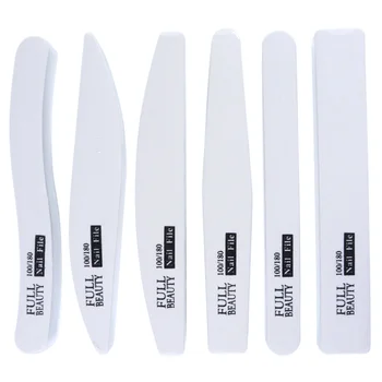 

5Pcs Nail Buffer Block Polisher 100/180 Double Side Sandpaper Nail File Set Manicure UV Gel Polish Pedicure Care Tools LA1535-1