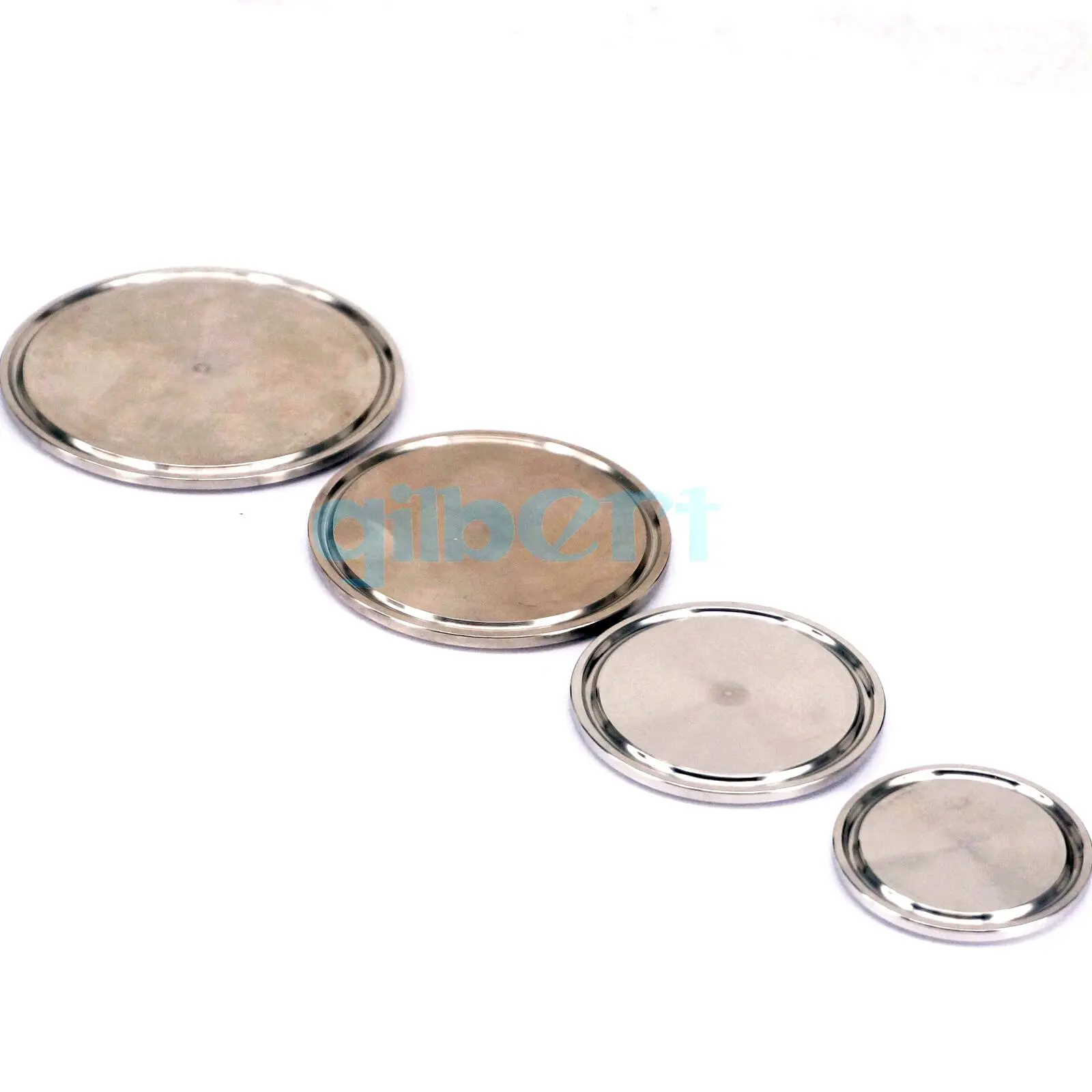 Tri Clamp 1/2 1.5 2 2.5 3 3.5 4 Ferrule O/D 25-219mm 304 Stainless Steel Sanitary End Cap Fitting for Homebrew