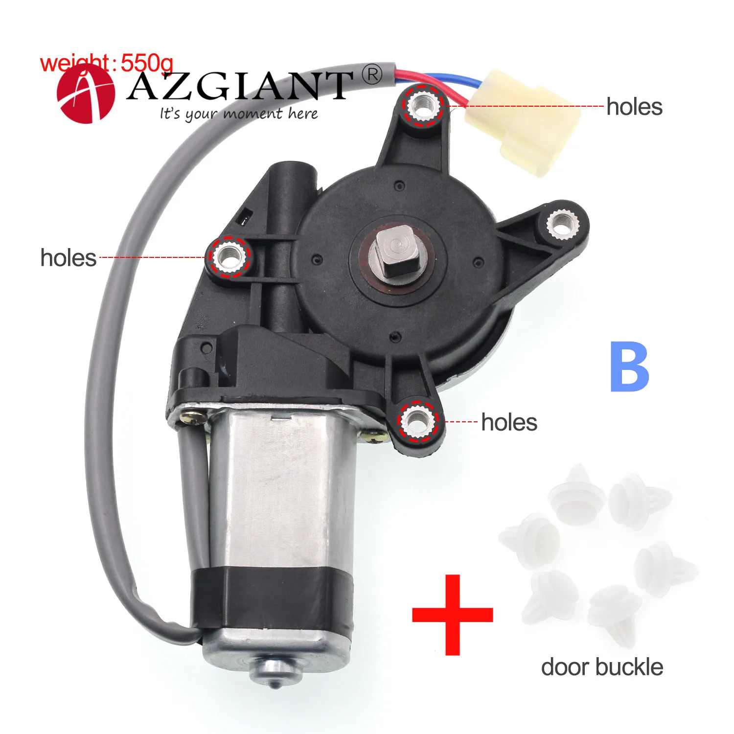

AZGIANT universal 12V/24V 4 hole square axis Electric car Window lifter motor Power Window Motor Regulator Left /Right