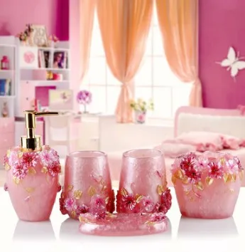 Набор для ванной комнаты Континентальный пять штук|resin bath|bathroom toothbrushbathroom suite |