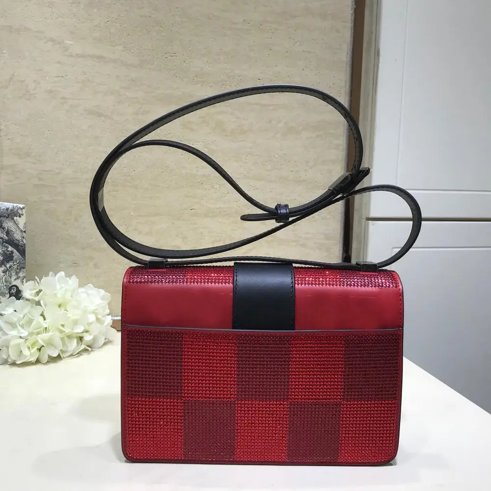 

2019 New Genuine Leather Tofu Women Bag Luxury Design Handbag Famous Brand Casual Fashion Single Shoulder Bag