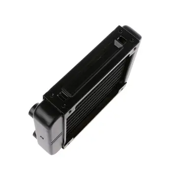 

120mm Aluminum Computer Radiator Water Cooler 10 Tube CPU Heat Sink Exchanger G6DD