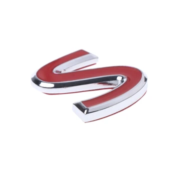 

1pcs New Red S Metal Emblem Badge Sticker for Infiniti Q50 Q50L Q30 Q70 Car Accessories