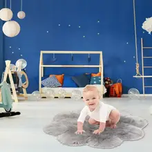 60 см/90 см пушистые коврики восьми-цветок ковер с лепестками напольная Подушка-коврик теплый пропускающий воздух ковер в детской комнате украшения