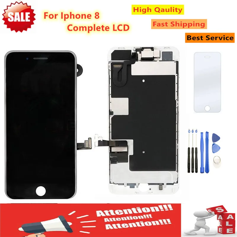 

100% Tested A+++ Quality Complete Lcd For iPhone 8 8 plus LCD Touch Screen with Small Parts Assembly For Iphone 8 LCD