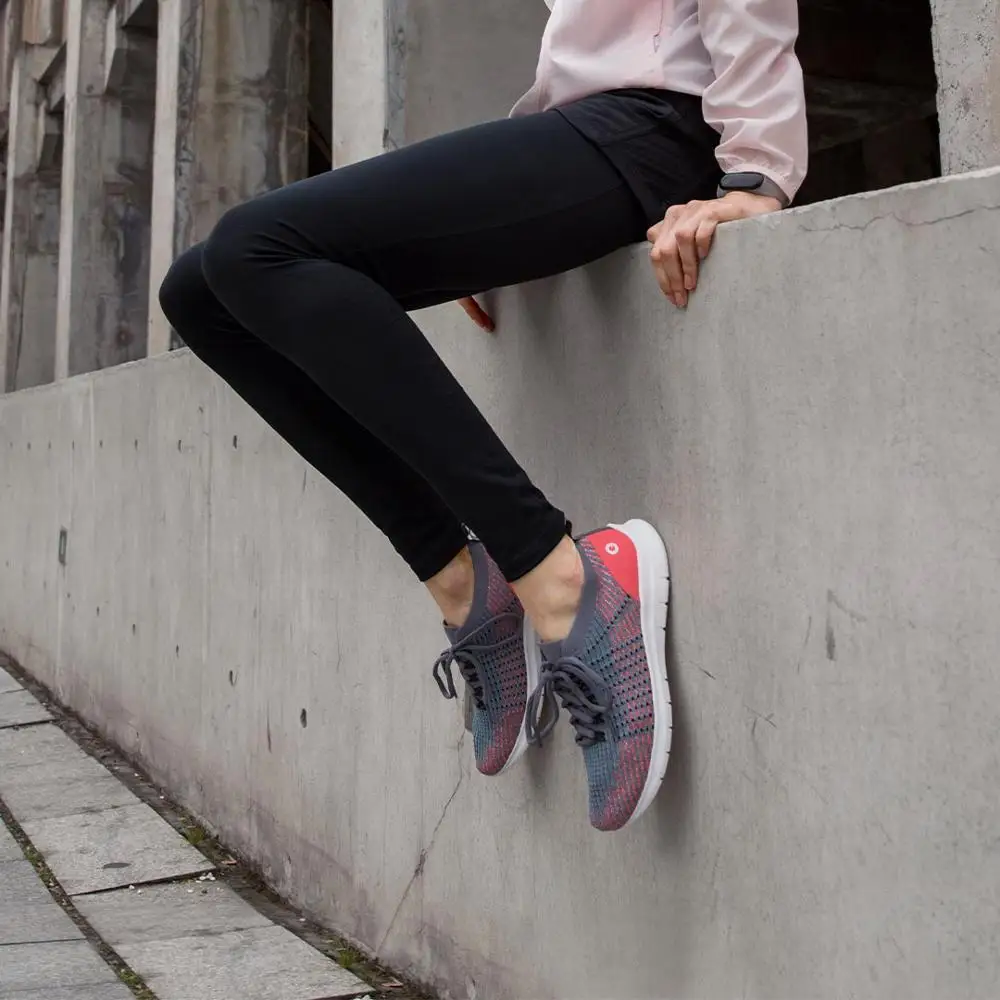 Xiaomi AMAZFIT светильник босиком Мужская обувь Летающий ткачество дышащие удобные уличные спортивные кроссовки