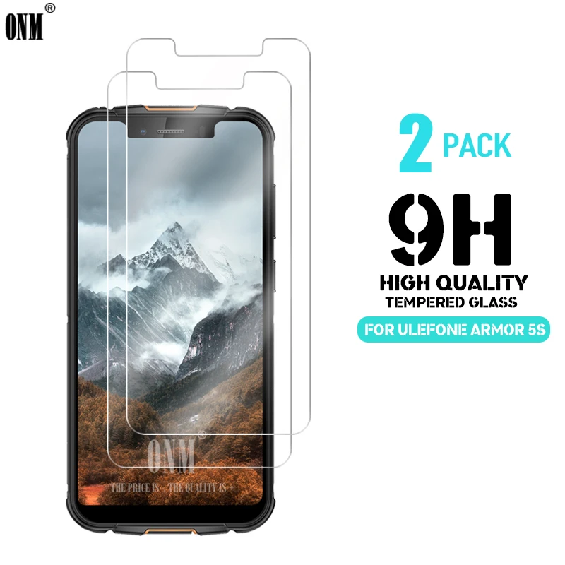2 шт. закаленное стекло для ULEFONE ARMOR 5S защитное 2.5D 9H защитная пленка| |