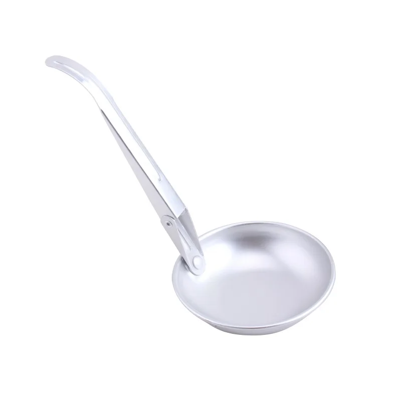 

Folding Ladle Spoon Soup Aluminium Alloy Ultralight Weight Outdoor Camping Survival Travel Picnic Set Cooking Spoon Tableware H6