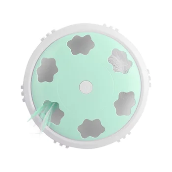 

1pc Cat Toy Electric Automatic Turntable Kitten Fuuny Teaser Pet Amusement Plate No Battery (Light Green)