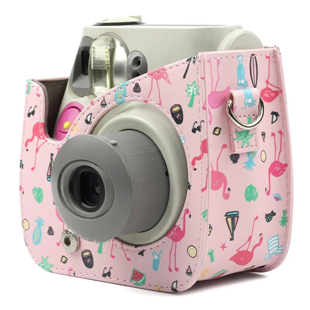 Чехол-сумка для камеры Instax из искусственной кожи для моментальной камеры Fujifilm Instax Mini 7s 7c и камеры Polaroid PIC-300