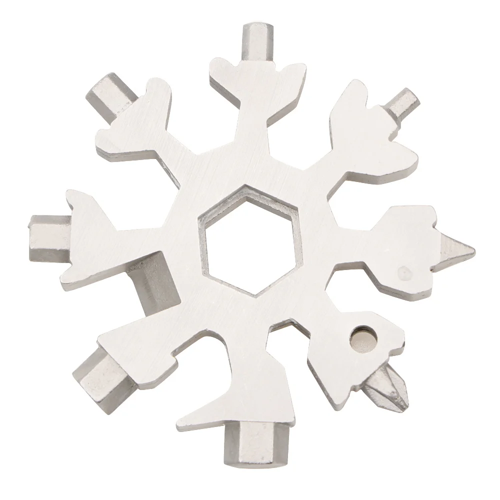 

AMENITEE 18-in-1 Snowflake Multi-Tool – Easy N Genius - Saker 18-in-1 Stainless Steel Snowflakes Multi-Tool