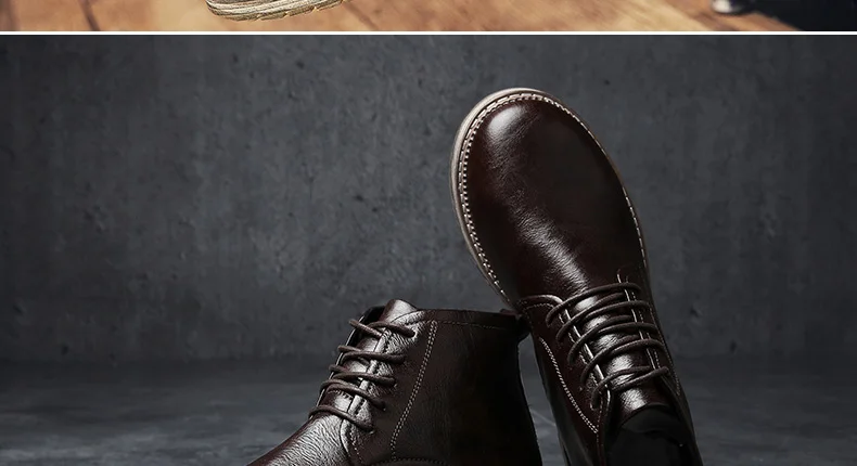 Sanzoog/мужские повседневные кожаные ботильоны; botas hombre Cuero Bota Masculina Botines; мужская обувь с высоким берцем; Botte Homme; Мужская обувь из микрофибры