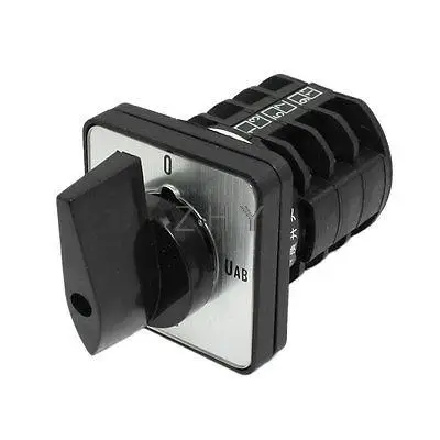 

AC 380V 10A 4 Position Rotary Cam Changeover Combination Switch