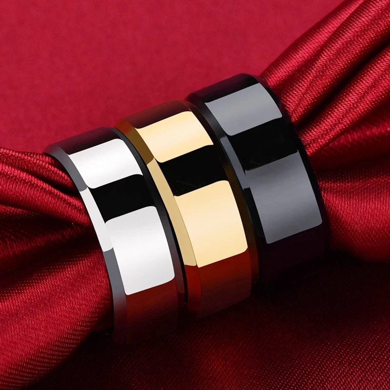 Stainless Steel Rings Titanium Steel Rings Metal Rings Finger Rings Fashion Rings For Men Women