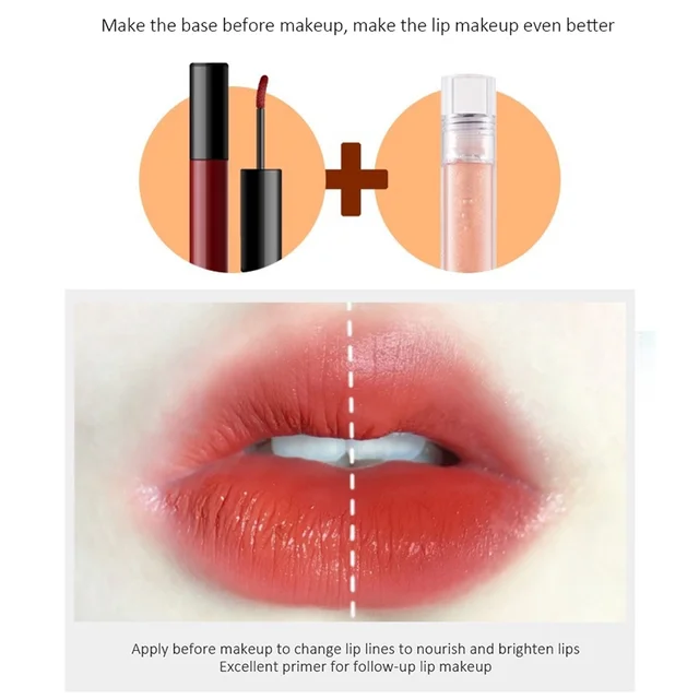 Waterproof Sweatproof Lip Gloss Lips Makeup Set Transparent Water Shine Lip Balm Moisturizing Lipstick Korean Cosmetics