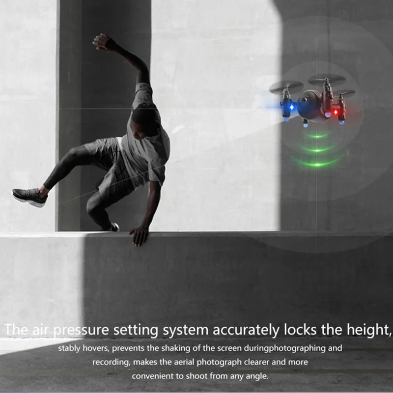 Радиоуправляемый квадрокоптер WiFi FPV мини Дрон камера 0.3MP Радиоуправляемый вертолет Безголовый режим селфи Дрон пульт дистанционного управления Дрон Квадрокоптер игрушки