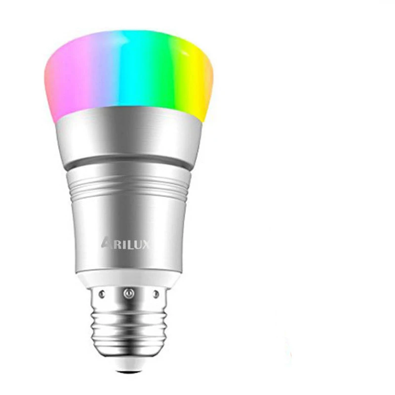 Bombilla LED inteligente con temporizador, lámpara controlada por aplicación, funciona con Alexa y AC85 265V, E27, 7W, RGBW, envío directo| y tubos LED| - AliExpress