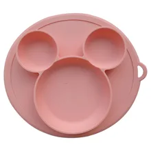 Assiette en Silicone pour bébé, bol en Gel de silice, vaisselle pour enfants