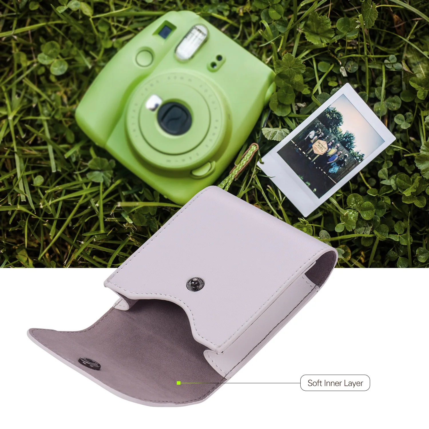 Сумка из искусственной кожи для хранения фотографий Fujifilm Instax Mini сумка пленки fuji