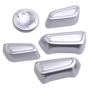

1 Set Silver Front Seat Adjust Switch Button Cover Fit For Toyota Camry 2018 2019 2020