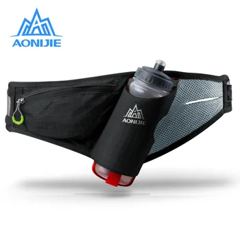 

AONIJIE New Waist Bag Female Belt Running Cycling Waterproof Marathon Jogging Cycling Unisex Waist Pack For 750ml Water Bottle