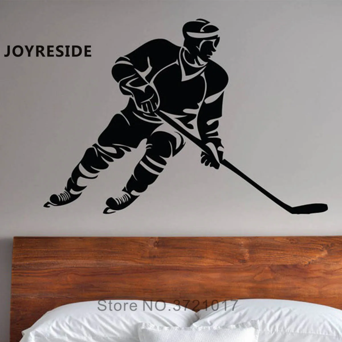 Hockey Wall Stickers Sport Wall Decals Home Rooms Wall Sticker