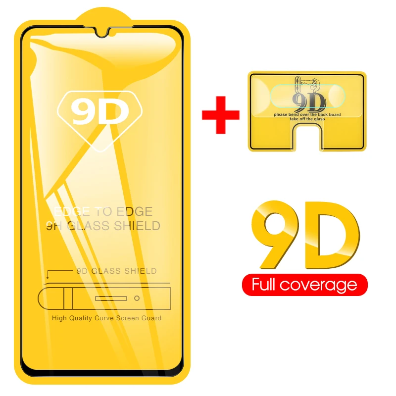 

2-in-1 9D Tempered Glass For Huawei P30 Lite Mate 20 Lite Screen Camera Lens Glass Protector Film For Honor 20 8X Lens Protector