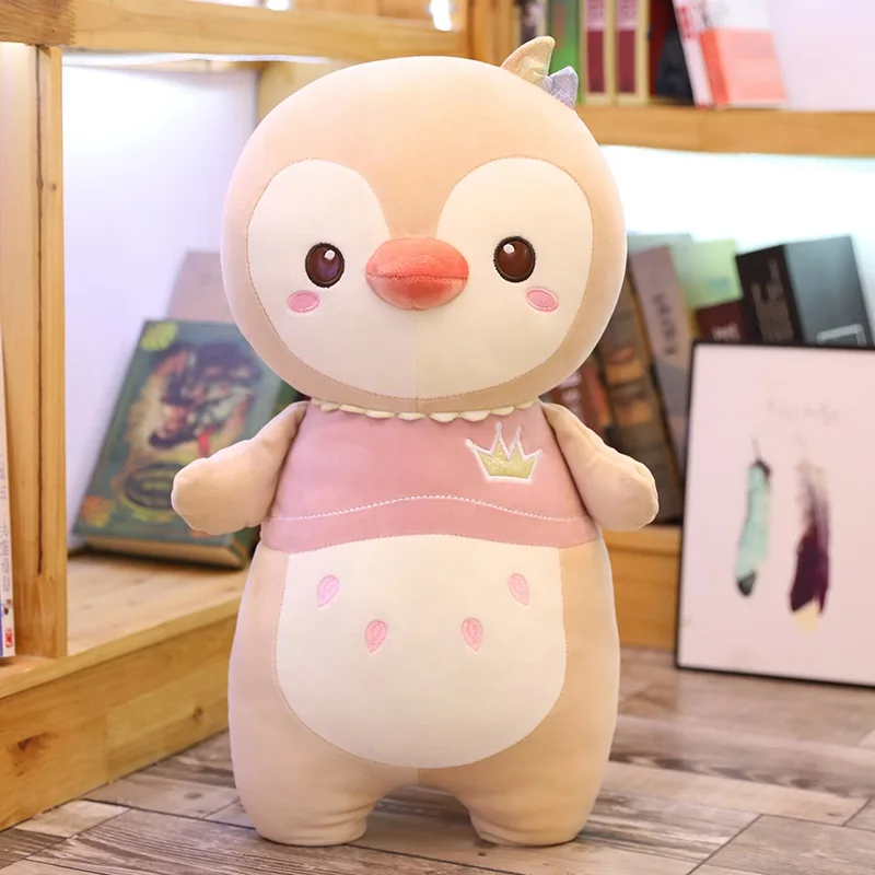 1 шт. Kawaii Пингвин плюшевая игрушка мягкая плюшевая мультяшная кукла Пингвин для маленьких девочек, детская игрушка, подарок на день рождения, Рождество - Цвет: Purple