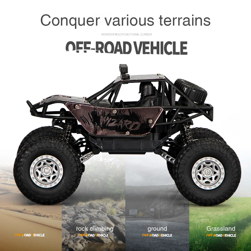 

1/20 2.4Ghz 4WD Twist Toys Remote Control Shockproof Off-road Vehicle Brake Function Monster Electric Climbing RC Car Non Slip