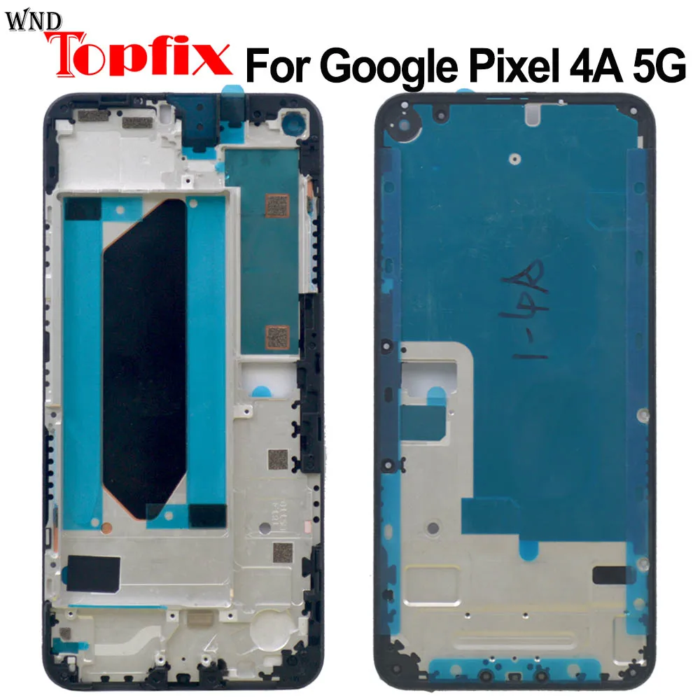

For Google Pixel 4a Middle Frame Plate Housing Bezel LCD Support Mid Faceplate Bezel For Pixel 4A 5G Middle Frame