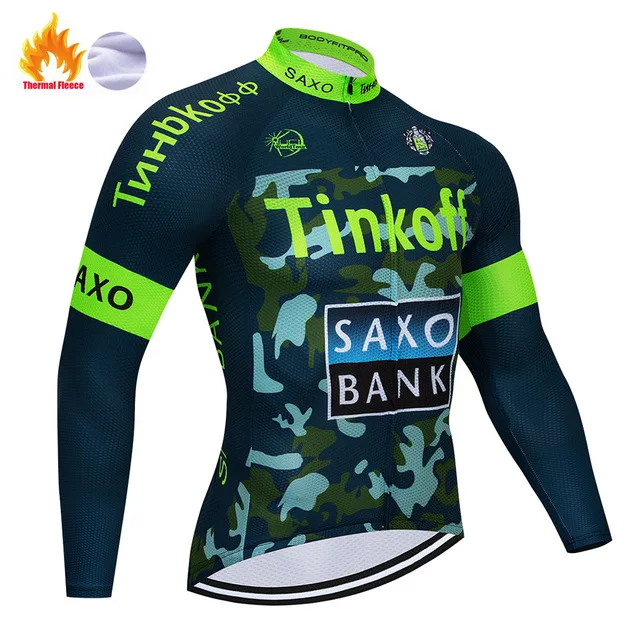 Ropa de invierno ciclismo Зимняя Теплая Флисовая велосипедная майка MTB road, топы для велоспорта, одежда для велоспорта, верхняя одежда для велоспорта - Цвет: 4